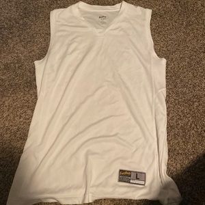 white workout tank top